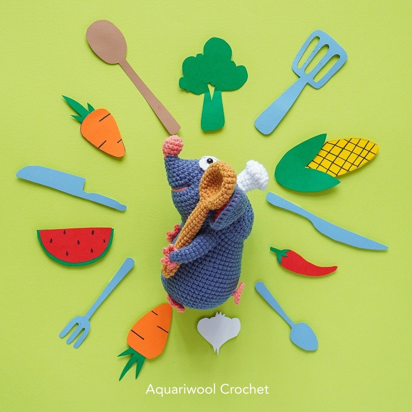 Alice au pays des merveilles (Amigurumi Pattern/Amigurumi Crochet Pattern/Crochet Amigurumi Pattern by Aquariwool)