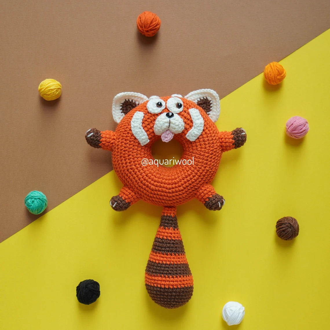 Donut Animal Amigurumi Crochet Pattern PDF – Cute Food Plush Toy Doll DIY Tutorial