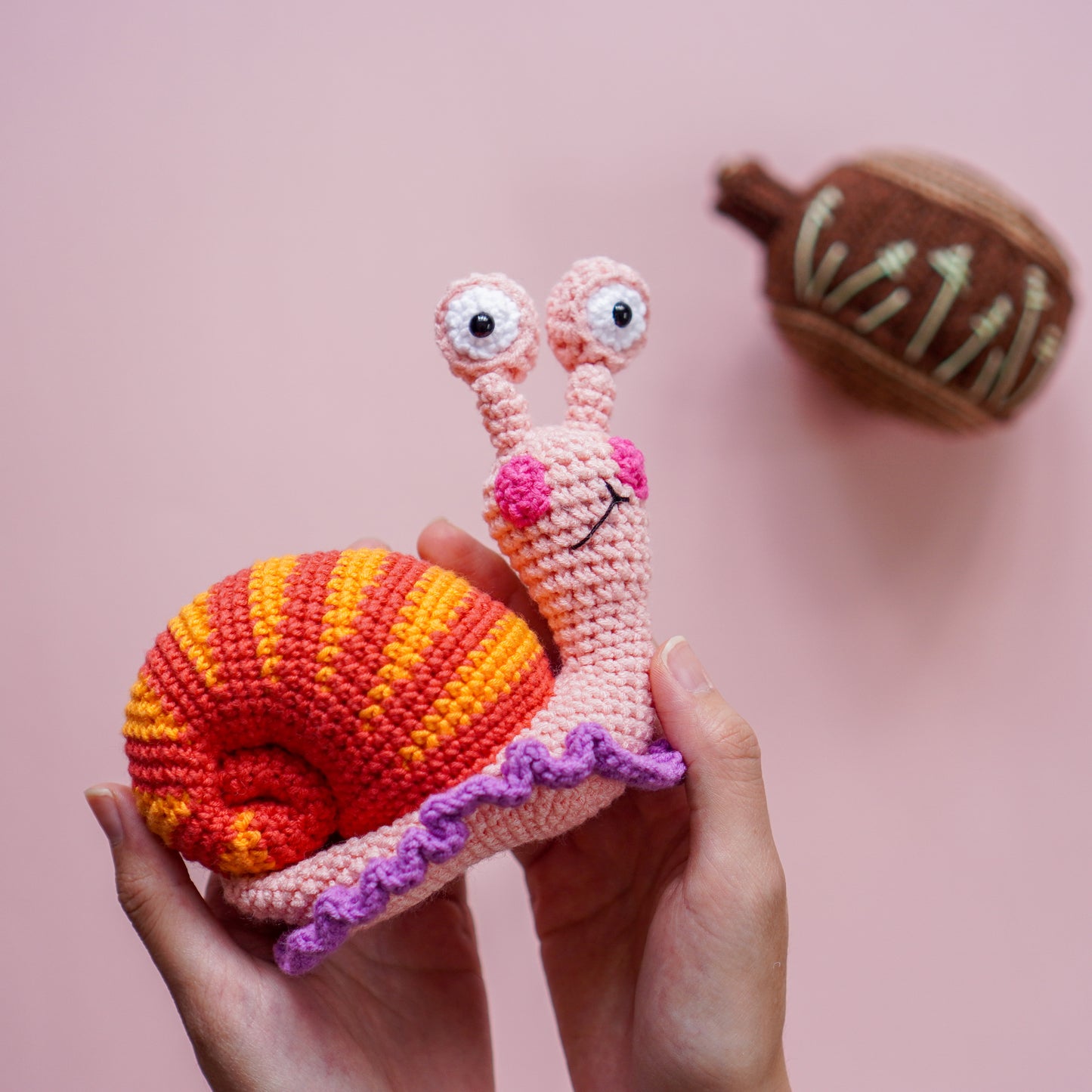 Slimy Snail Crochet Pattern: Amigurumi Doll (PDF)