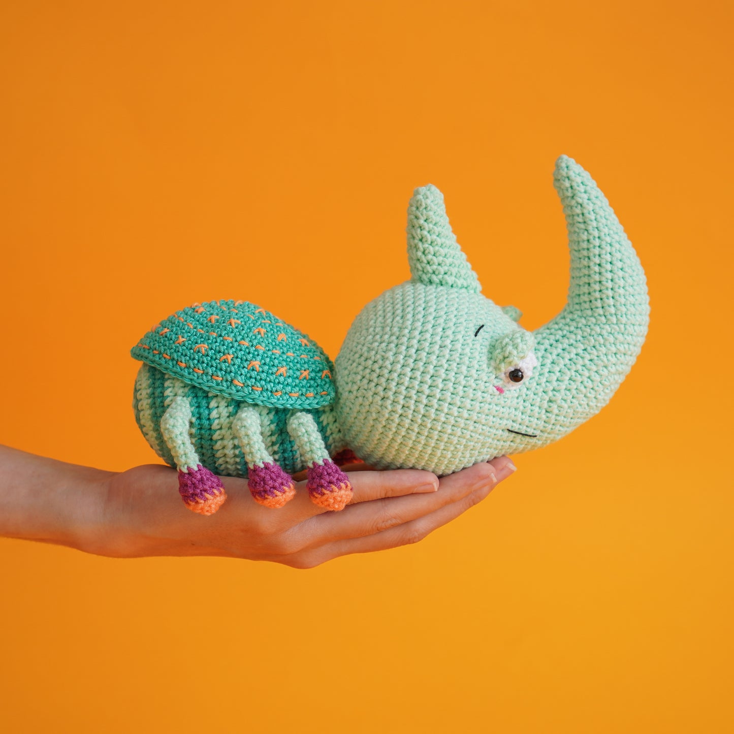 Hercules Beetle Crochet Pattern: Amigurumi Doll (PDF)