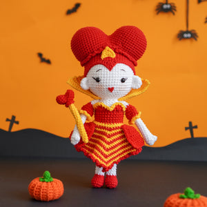 Bundle 3 Halloween Amigurumi Dolls/Crocheted Dolls Crochet Pattern by Aquariwool Crochet (Amigurumi Pattern for Baby gift)
