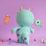 Load image into Gallery viewer, Little Monster Crochet Pattern by Aquariwool Crochet (Crochet Doll Pattern/Amigurumi Pattern for Baby gift)
