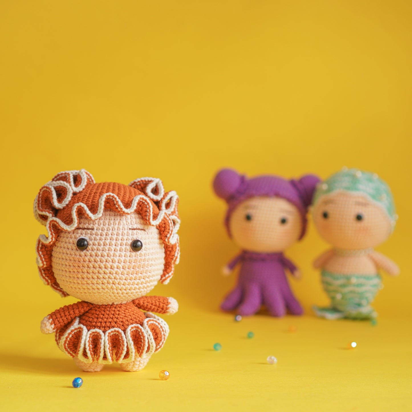 Combo 3 en 1 : Corail, Poulpe & Sirène