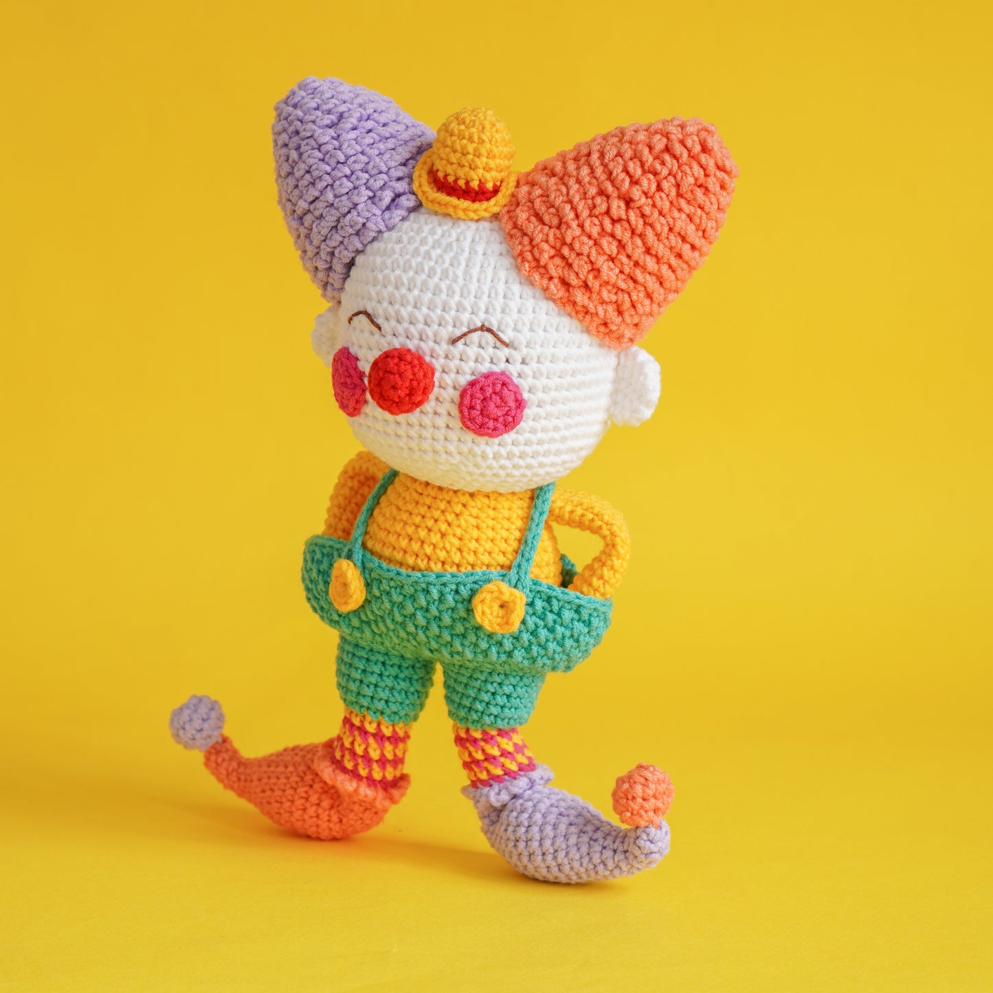 Circus Amigurumi Crochet Pattern Bundle PDF – Cute Clown & Animal Doll Plush Toy DIY Tutorial