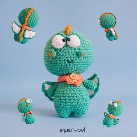 Kooky The Dragon (Free Crochet Pattern)