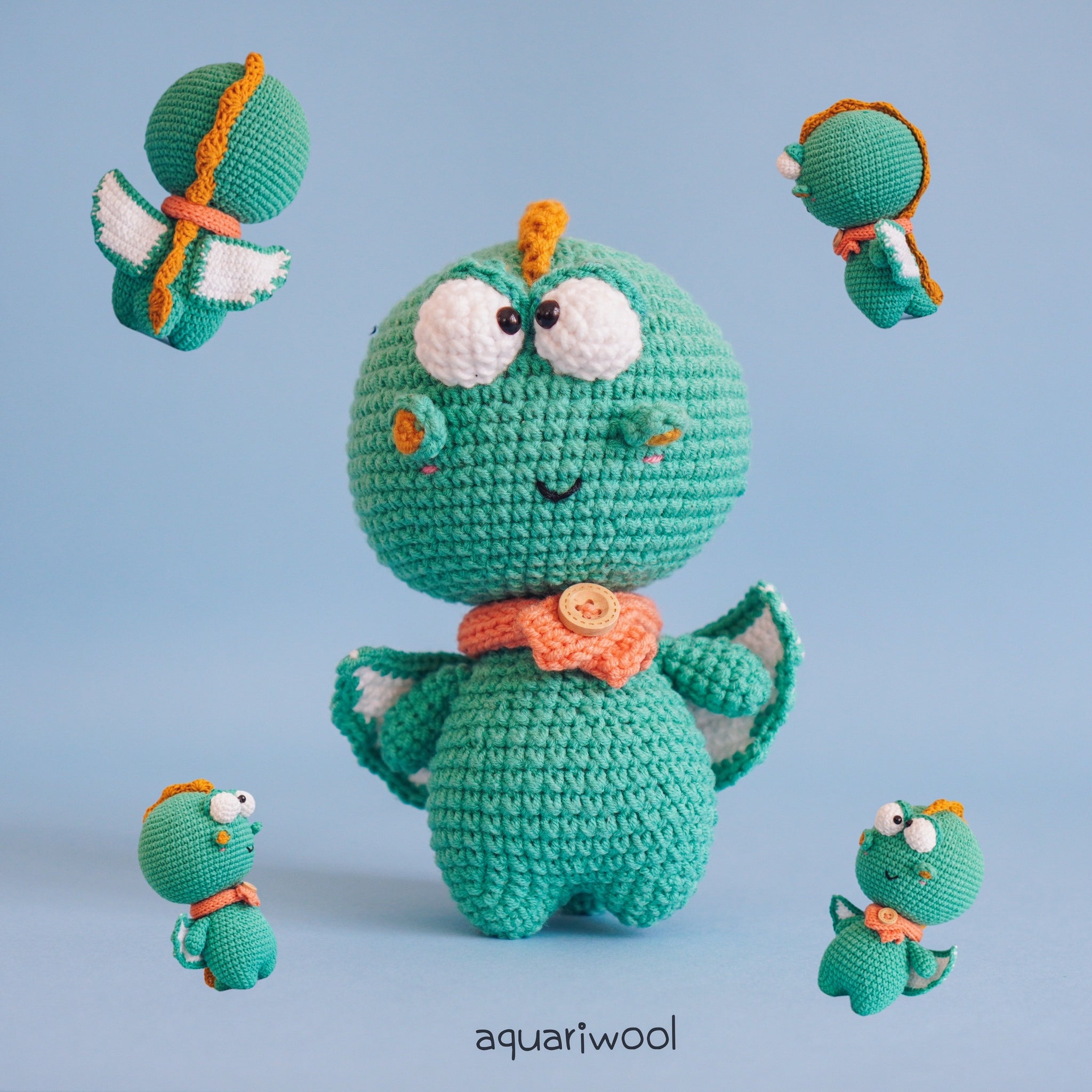 Kooky The Dragon (Free Crochet Pattern)