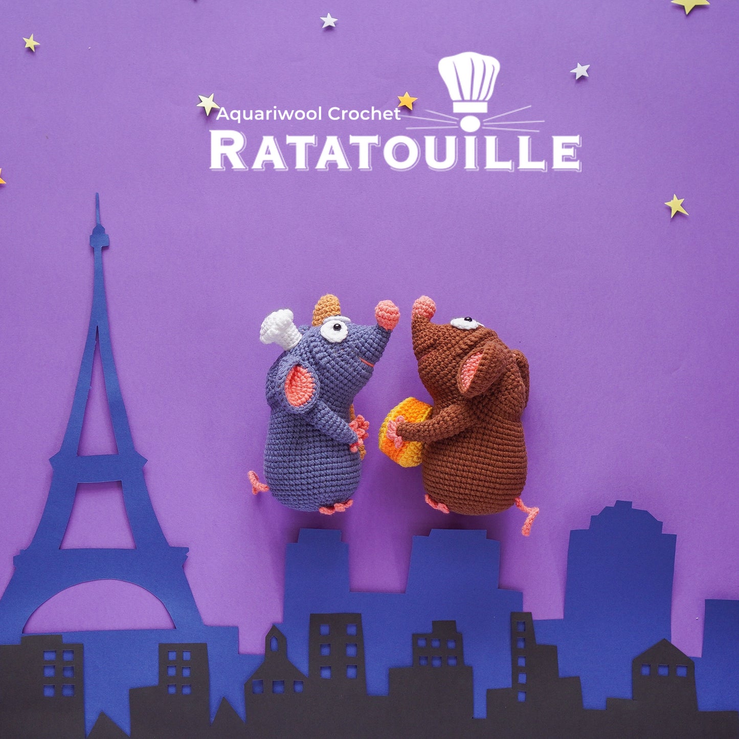 Ratatouille Bundle Crochet Pattern: Remi & Emile