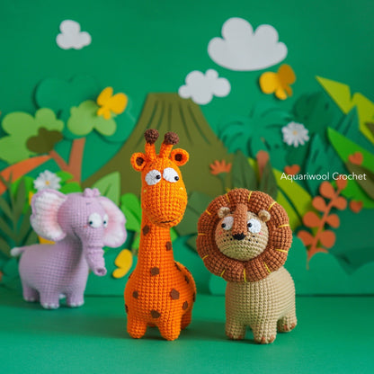 Bundle Amigurumi Into The Wild Crochet Pattern