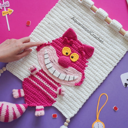 Cheshire Wall Hanging-Crochet Pattern