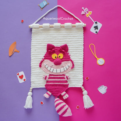 Cheshire Wall Hanging-Crochet Pattern