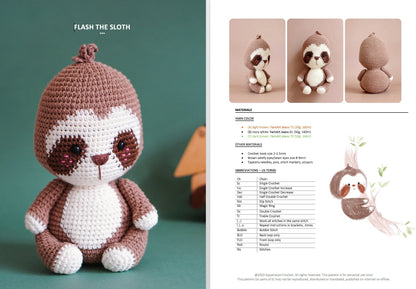 Flash The Sloth Crochet Pattern