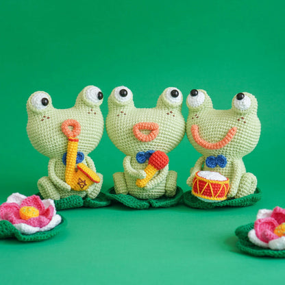 Froggy Trio Band Crochet Pattern