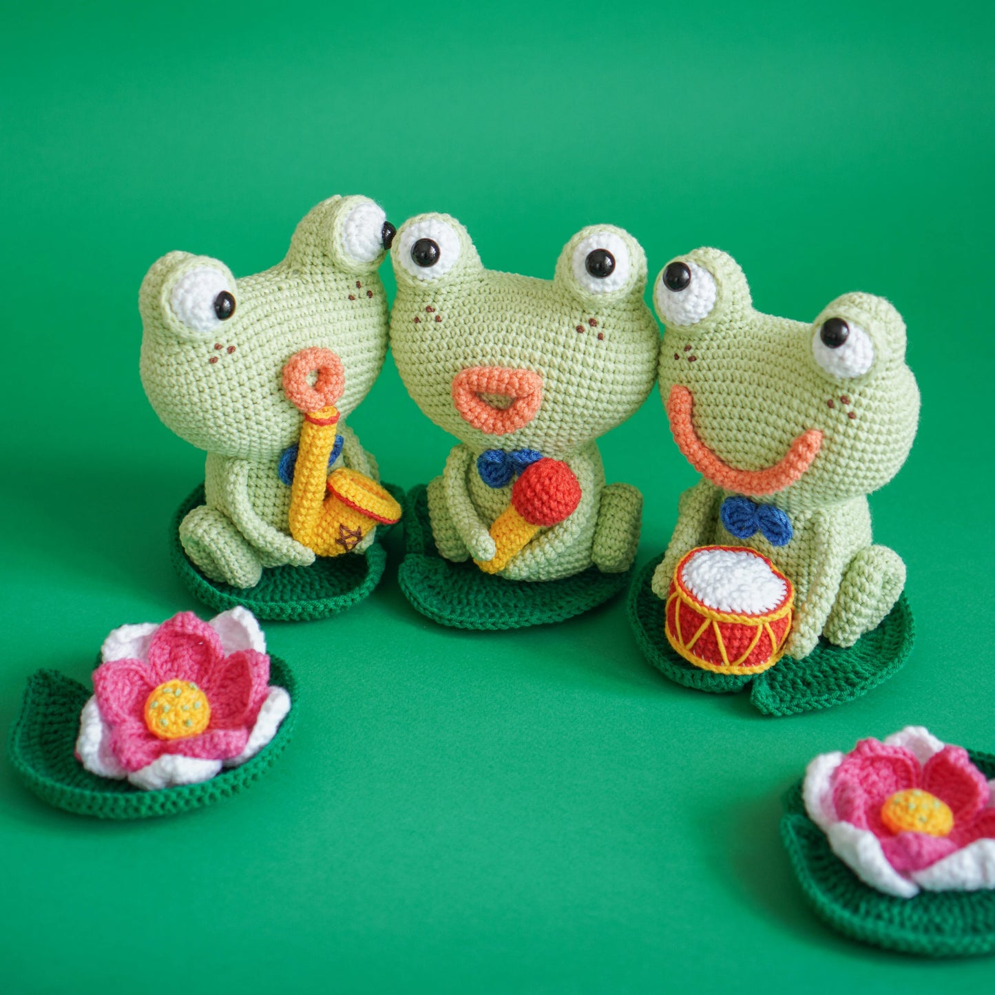 Froggy Trio Band Crochet Pattern