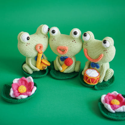 Froggy Trio Band Crochet Pattern