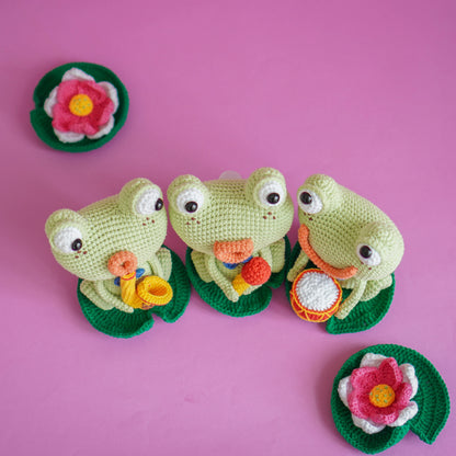 Froggy Trio Band Crochet Pattern