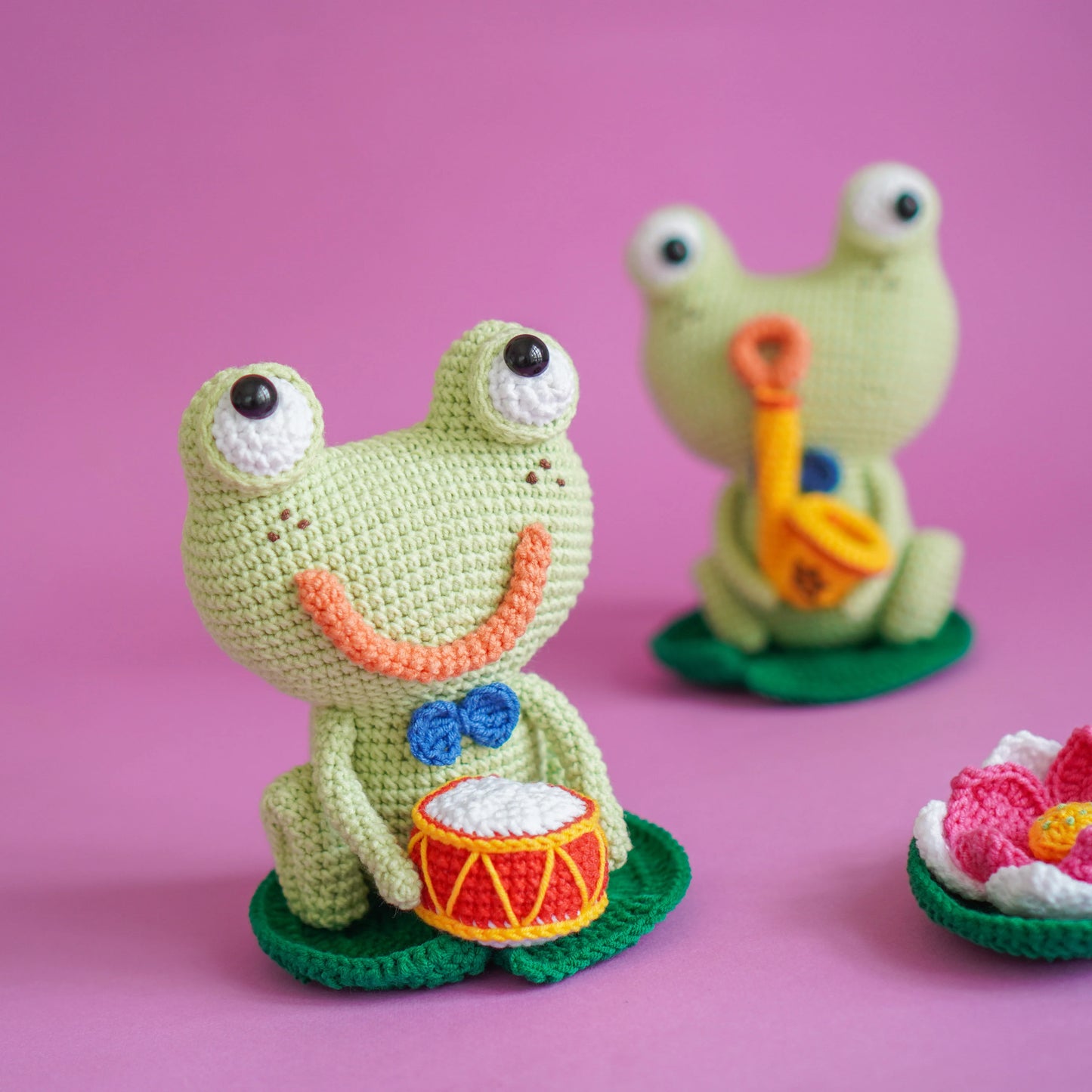 Froggy Trio Band Crochet Pattern