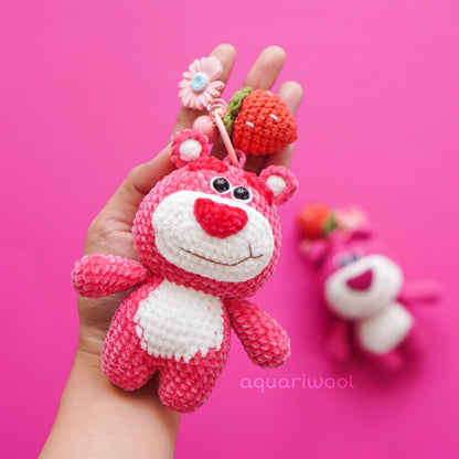 Strawberry Bear Crochet Plushies Pattern