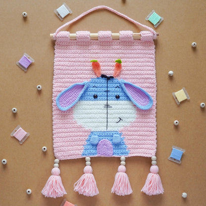 Bundle: (4 Wall Hangings) Pooh, Piglet, Eeyore, Lumpy-Crochet Pattern