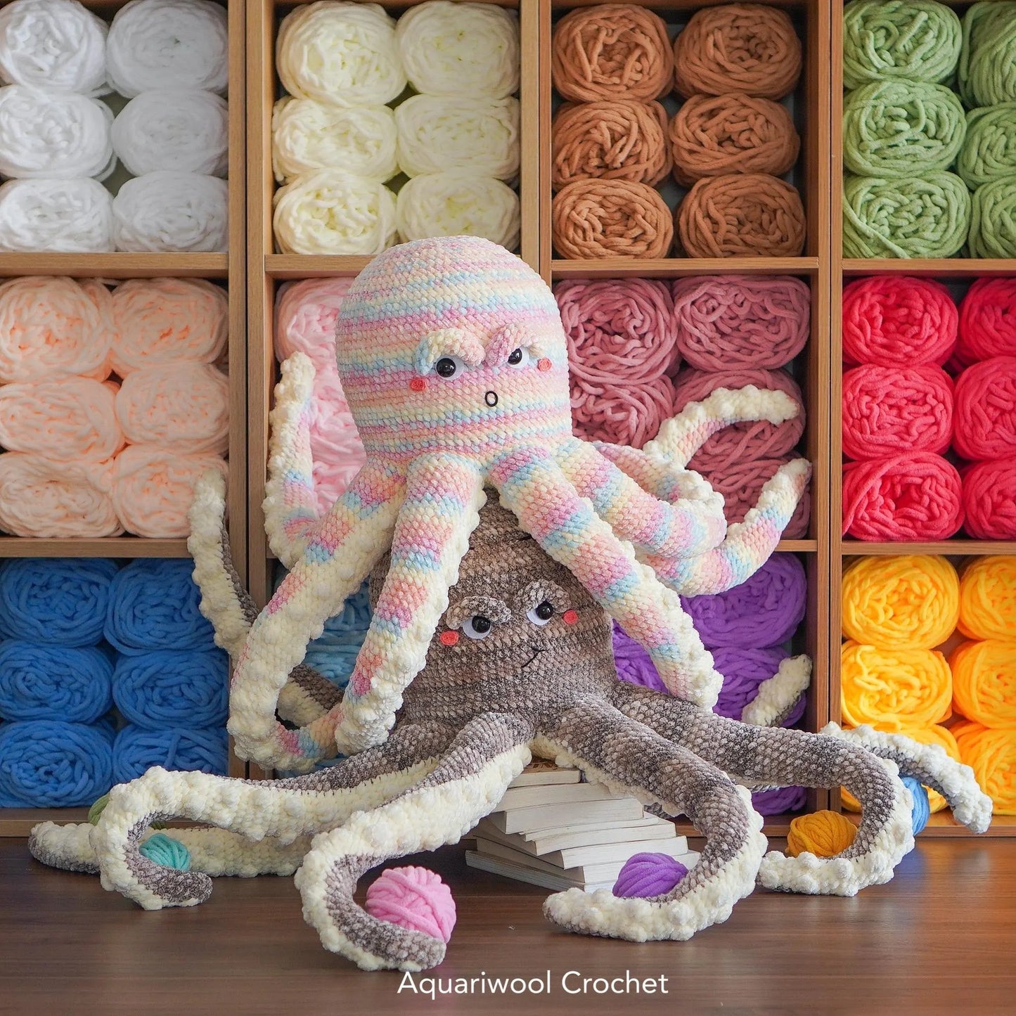 Amigurumi Crochet Pattern Bundle: Octopus, Turtle, Starfish, Stingray (PDF Download)