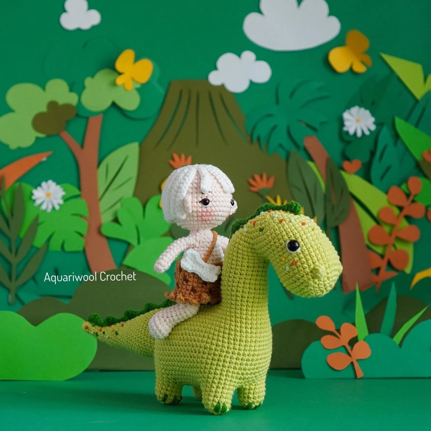 Crochet Dinosaur Pattern: Amigurumi T-Rex & Family (PDF Pattern)