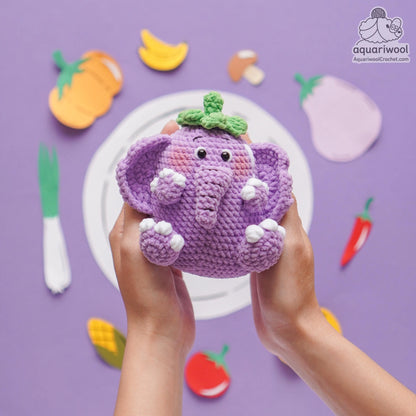 Botanimals Crochet Pattern Bundle: Kawaii Fruit Animal Amigurumi (PDF)