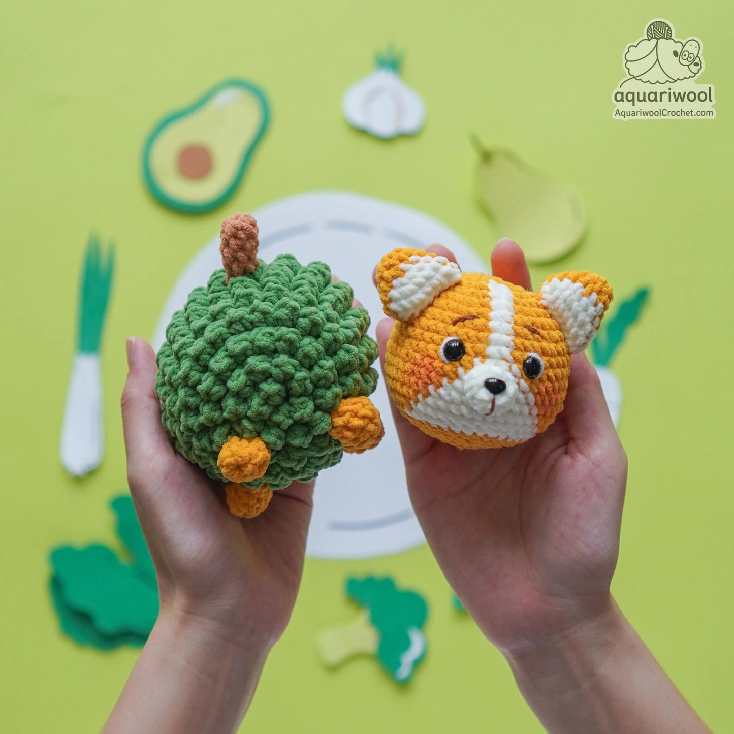 Botanimals Crochet Pattern Bundle: Kawaii Fruit Animal Amigurumi (PDF)