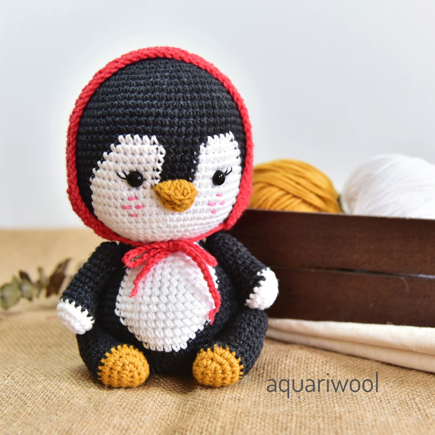 Little Red The Penguin Crochet Pattern