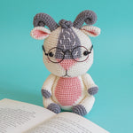 Load image into Gallery viewer, Gigi The Goat Crochet Pattern by Aquariwool Crochet (Crochet Doll Pattern/Amigurumi Pattern for Baby gift)
