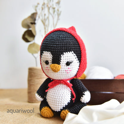 Little Red The Penguin Crochet Pattern