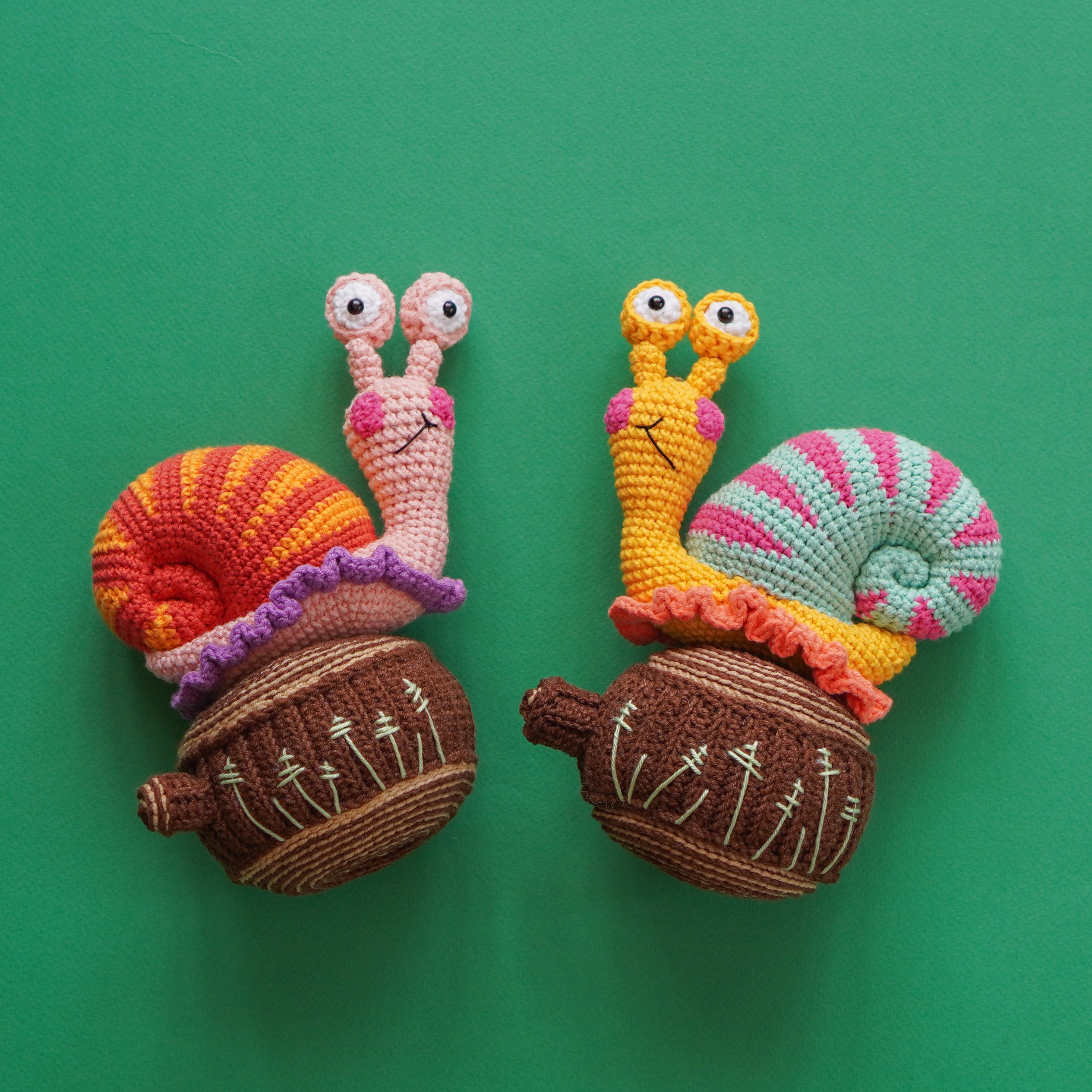 Slimy The Snail Slimy The Snail Crochet Pattern by Aquariwool Crochet (Crochet Doll Pattern/Amigurumi Pattern for Baby gift)