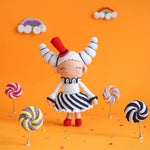 Load image into Gallery viewer, Bundle 3 Halloween Amigurumi Dolls/Crocheted Dolls Crochet Pattern by Aquariwool Crochet (Amigurumi Pattern for Baby gift)
