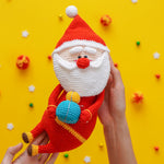 Load image into Gallery viewer, The Christmas Santa Crochet Pattern by Aquariwool (Crochet Doll Pattern/Amigurumi Pattern for Baby gift)

