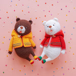 Load image into Gallery viewer, Christmas Bundle: Santa, Reindeer, X-Mas Tree &amp; Polar Bear Crochet Pattern by Aquariwool (Crochet Doll Pattern/Amigurumi Pattern for Baby gift)
