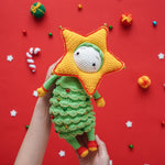 Load image into Gallery viewer, The Christmas Tree Crochet Pattern by Aquariwool (Crochet Doll Pattern/Amigurumi Pattern for Baby gift)
