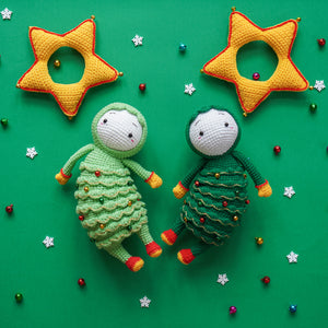 The Christmas Tree Crochet Pattern by Aquariwool (Crochet Doll Pattern/Amigurumi Pattern for Baby gift)