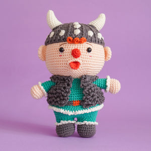 Bundle 5 in 1: Tin Soldier, Elf, Santa, Eskimo & Viking Boy Crochet Pattern by Aquariwool Crochet (Crochet Doll Pattern/Amigurumi Pattern for Baby gift)