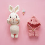 Load image into Gallery viewer, Bunny Family Bundle Crochet Pattern by Aquariwool Crochet (Crochet Doll Pattern/Amigurumi Pattern for Baby gift)
