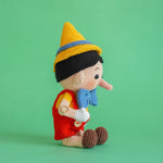 Charger l&#39;image dans la galerie, Pinocchio Crochet Pattern by Aquariwool Crochet (Crochet Doll Pattern/Amigurumi Pattern for Baby gift)
