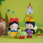 Load image into Gallery viewer, Snow White &amp; the Seven Dwarfs (Amigurumi Pattern/Amigurumi Crochet Pattern/Crochet Doll Pattern by Aquariwool)
