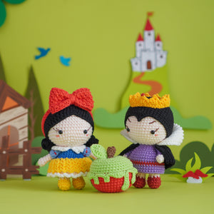 Blanche-Neige et les Sept Nains (Amigurumi Pattern/Amigurumi Crochet Pattern/Crochet Doll Pattern by Aquariwool)