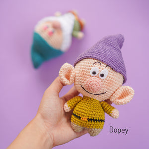 Little Dwarfs Crochet Pattern by Aquariwool Crochet (Crochet Doll Pattern/Amigurumi Pattern for Baby gift)