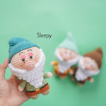 Load image into Gallery viewer, Little Dwarfs Crochet Pattern by Aquariwool Crochet (Crochet Doll Pattern/Amigurumi Pattern for Baby gift)
