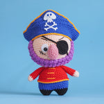 Load image into Gallery viewer, Bundle 3 in 1: Pirate (Amigurumi Pattern/Amigurumi Crochet Pattern/Crochet Amigurumi Pattern by Aquariwool)
