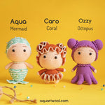 Load image into Gallery viewer, Bundle 3 in 1: Coral, Octopus &amp; Mermaid (Amigurumi Pattern/Amigurumi Crochet Pattern/Crochet Amigurumi Pattern by Aquariwool)
