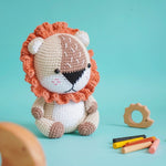 Load image into Gallery viewer, Sunny The Lion  Crochet Pattern by Aquariwool Crochet (Crochet Doll Pattern/Amigurumi Pattern for Baby gift)
