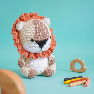 Sunny The Lion  Crochet Pattern by Aquariwool Crochet (Crochet Doll Pattern/Amigurumi Pattern for Baby gift)