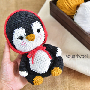 DIY Amigurumi Crochet Kit Penguin / Craft Project Crochet Penguin /  Handmade Penguin / 