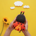 Load image into Gallery viewer, Spider &amp; Manbug Crochet Pattern by Aquariwool Crochet (Crochet Doll Pattern/Amigurumi Pattern for Baby gift)
