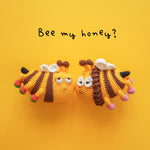 Load image into Gallery viewer, Bee &amp; Fly: Crochet Pattern by Aquariwool (Crochet Doll Pattern/Amigurumi Pattern for Baby gift)
